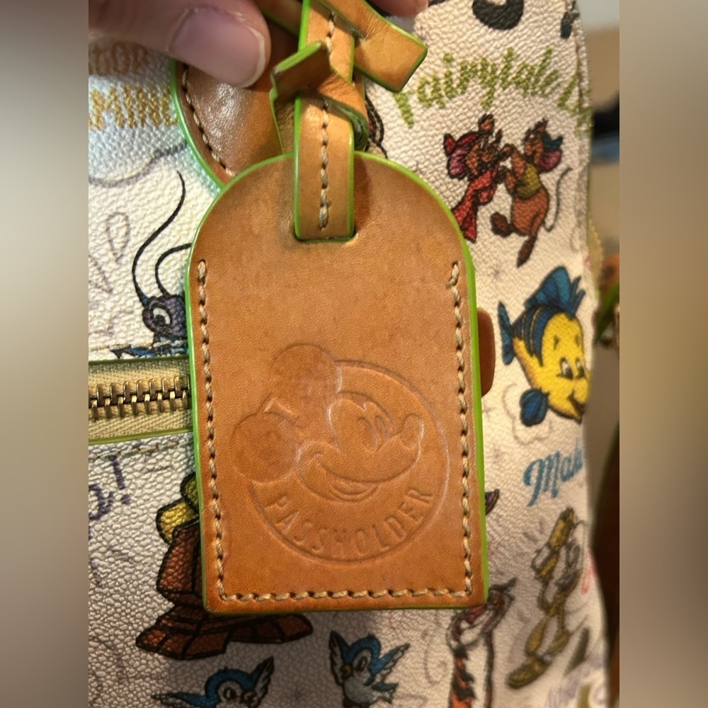 Disney x Dooney & Bourke Character Print Satchel | Leather Trim | Rare Print - Picture 16 of 16